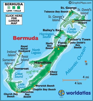 Map of Bermuda