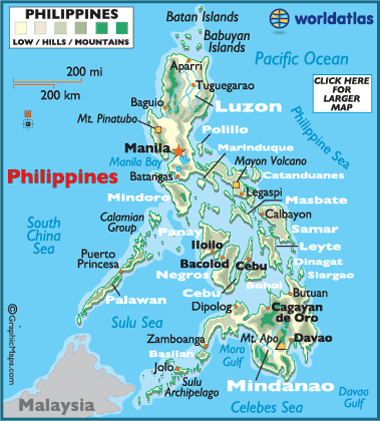 Map of Philippines