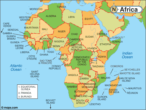 Map of Africa