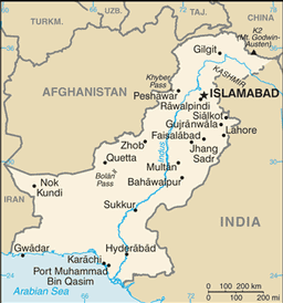 Map of Pakistan