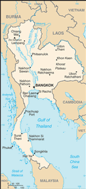 Map of Thailand